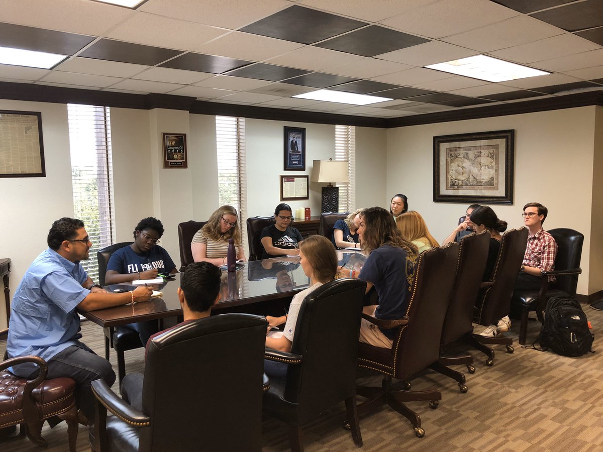 RepWalle's tweet photo. Young people always provide excitement and energy. Appreciate @CCLRiceU @RiceUniversity students wanting to know about water policy in Aldine. Met with a dozen students today. The future is bright. #txlege #RiceStudents https://t.co/B2iTQvuJ9U