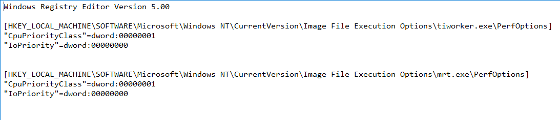 guyrleech's tweet photo. Inspired by @ricsip82 I've found a way to set the CPU and IO priorities for a process via good old Image File Execution Options (IFEO) reg values - set once &amp; forget! No manual taskmgr or script interaction required😃

https://t.co/lvSrutVHz8

https://t.co/AOuTVeGbRl https://t.co/BaTP5U3hgv