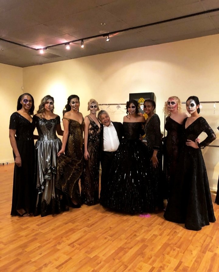 "Arte Americas Catrinas &amp; Couture fashion show" #fashion #dress #mode