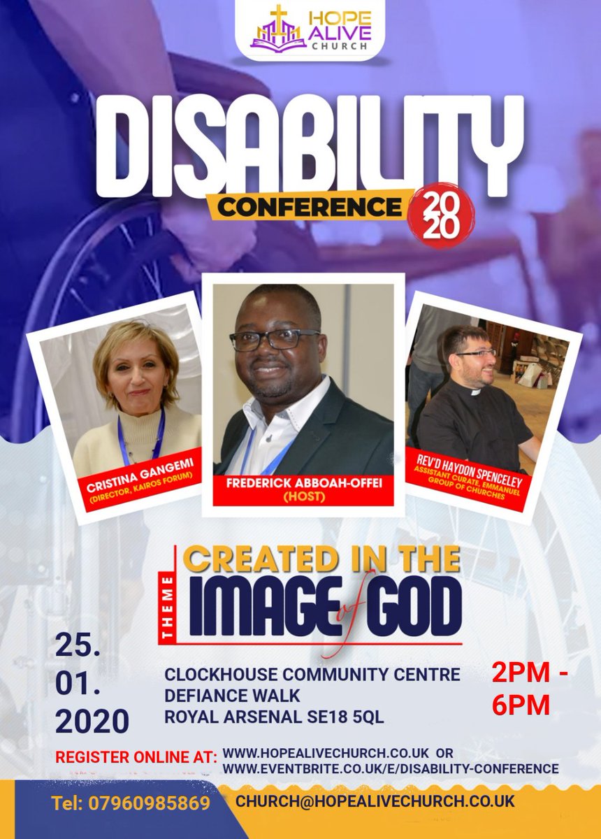 InfoPotters's tweet photo. Getting ready for next year's disability conference themed ' created in the image of God'. Great to have @haydonspenceley and @KairosForum speaking.
@churchofengland
@LivabilityUK
@ChurchesForAll
#disabilityinclusion
#imageofGod
#hopealivechurch https://t.co/zEO0cf7U5N https://t.co/AE8GCjsPNd