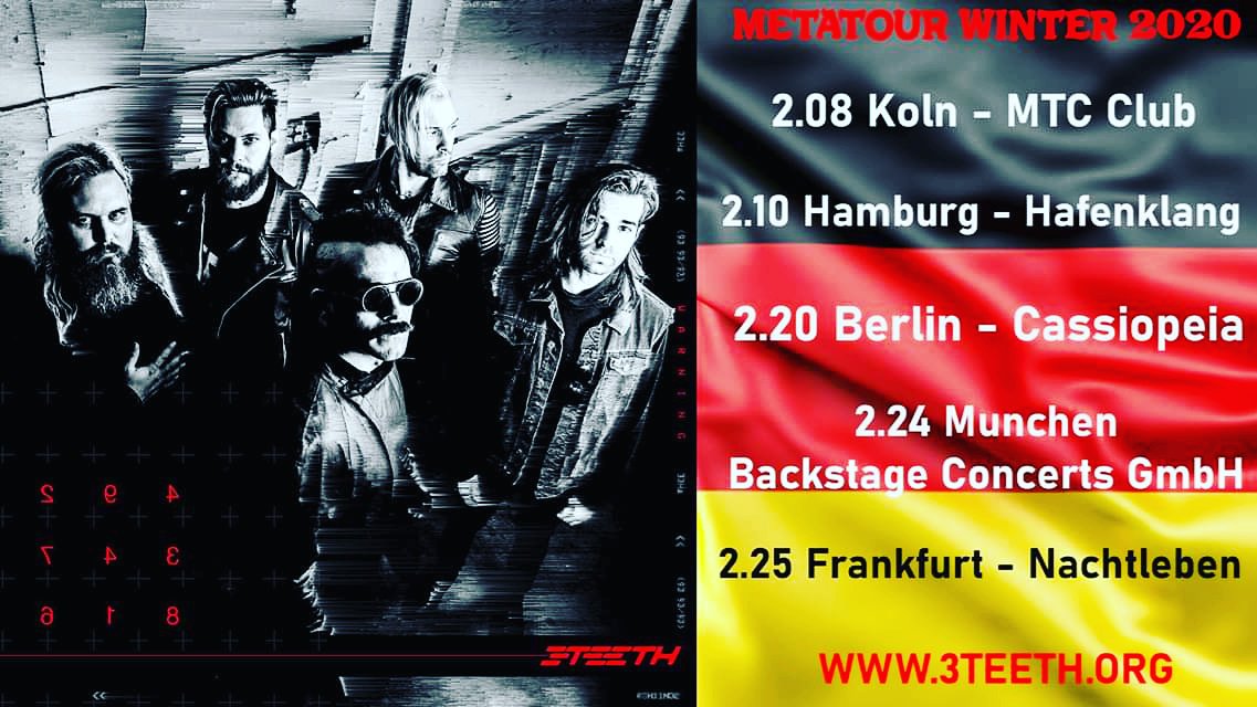 3teethfans's tweet photo. 🔱 METATOUR 2020 🔱
#3teeth #metatour #Germany #winter2020 #dates #tour #3teethfans https://t.co/8hOgqKmaDB