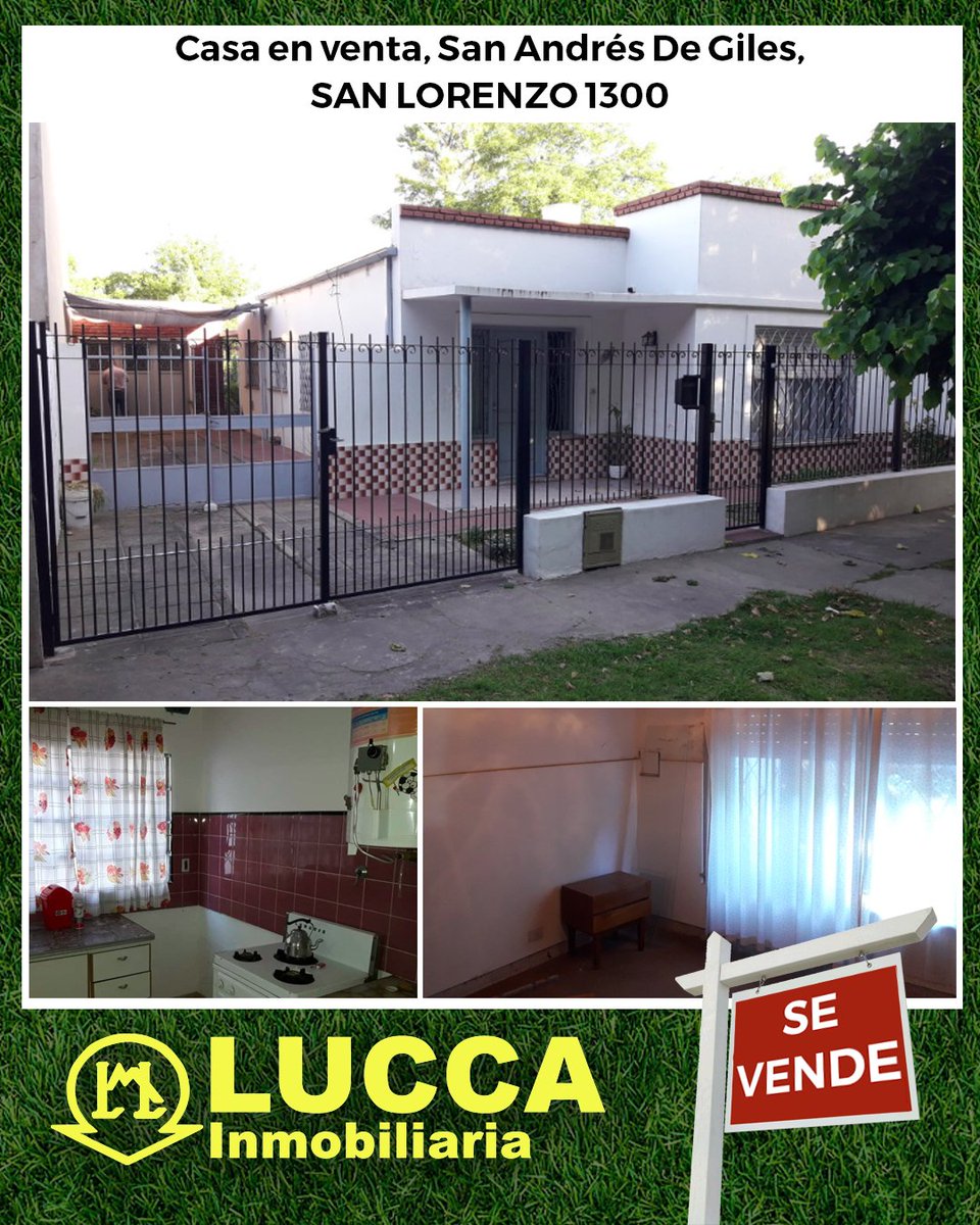 luccaInmo's tweet image. INTERESANTE OPCION, SE TRATA DE UN INMUEBLE EN ZONA RESIDENCIAL, CON AMPLIO METRAJE EDIFICADO Y EN BUEN ESTADO DE CONSERVACION, DIGNA DE VER.

luccainmobiliaria.com.ar/detalle/venta/…