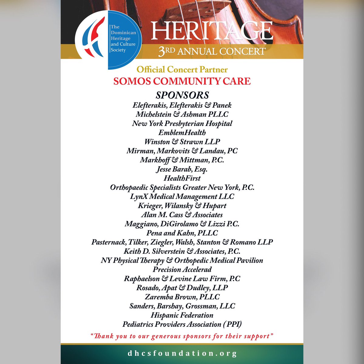 Dominican Heritage and Culture Society tweet media