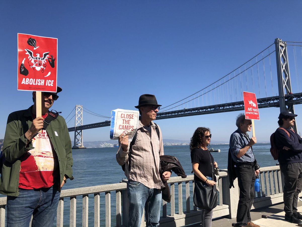 Abolish Ice Close the Camps at Bay Bridge