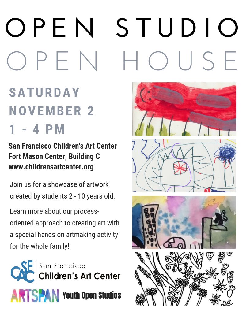 sfchildrensart's tweet photo. Upcoming SFCAC Fall Events - Late Fall Session, Open House, and Art Workshop for Adults - https://t.co/VF9M2lf9OL https://t.co/LL0ptPYcLv