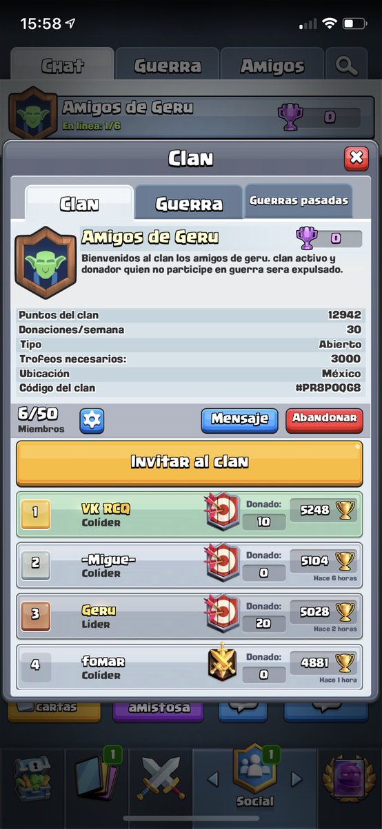 Este clan se va a poner chabocho Para los que se quieran unir y empezar familia <a href="/el123pormi/">Geru</a>