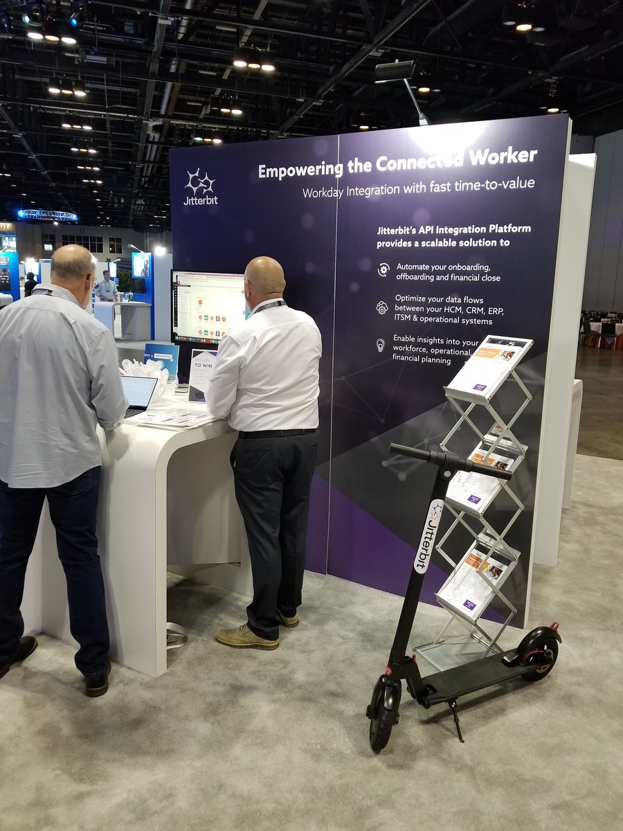asabin64's tweet image. Getting ready to kick-off Workday Rising 2019; stop by Team Jitterbit let us show you the best way to address #Workdayintegration #iPaaS #Jitterbit