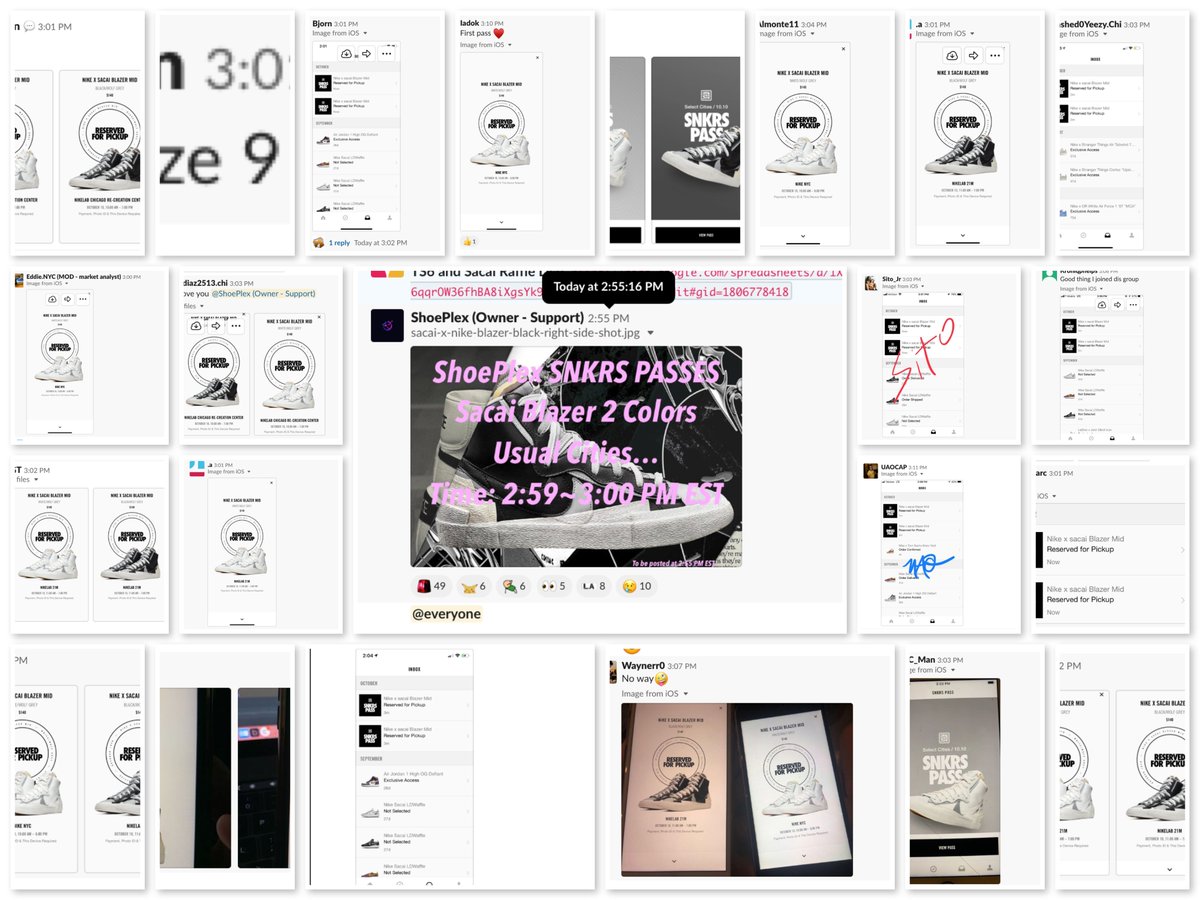 shoeplexus's tweet image. 🚨 WEEKEND RECAP 🚨

- 5 Minute SNKRS Pass Shock Drop Warning for Sacai Blazers ✅
- 5 Minute SNKRS Pass Shock Warning for Travis 6s ✅
- 500+ Pairs of Sacai Blazers cooked with Kith ELs + inventory, and ELs for every online site ✅
- 400+ Pairs of Travis 6s cooked overall ✅

🤠