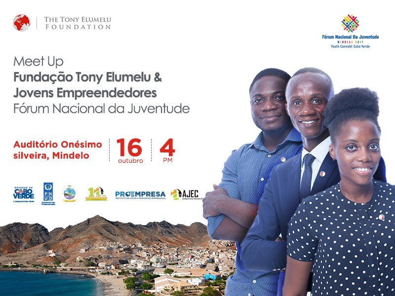 Participe no encontro da Fundaçao Tony Elumelu com Jovens Empreendedores.
Faça a sua inscrição: bit.ly/2M1sc4I
#YouthConnektCaboVerde #YouthConnekt #YouthConnektCV