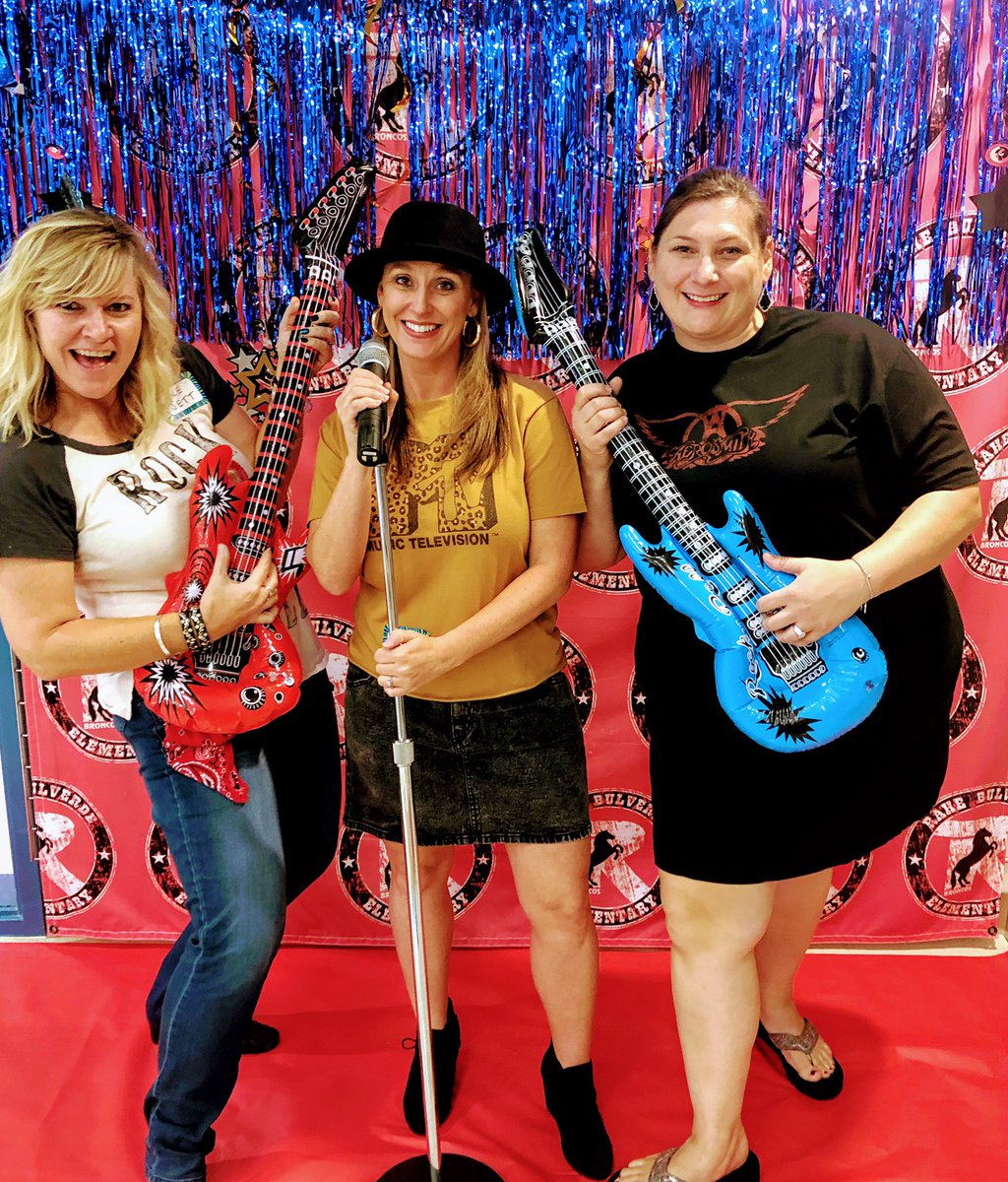 AmyRMalone's tweet photo. Our RBES team ROCKS! (Literally and figuratively 😂) Proud of you Katie for stepping out of your comfort zone to allow us to watch a video of you teaching ...very powerful and many great strategies shared! #RBESDreamBig @kerrygain  @Supt_comalisd https://t.co/rs69ITHRU7