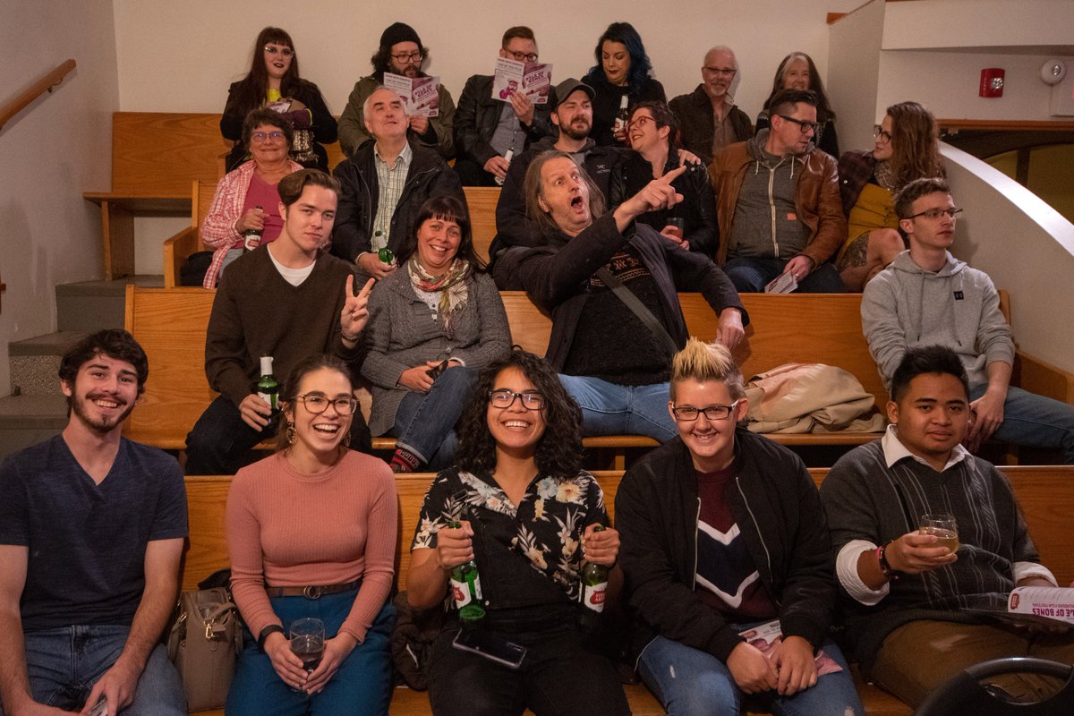 PileofBonesFilm's tweet photo. Thank you again to our 2019 festival sponsors:
@StellaArtoisCAN @artesianon13th @UReginaFilm @CSHallSK @SaskFilmpool Citytv & Regina Fastprint
Congratulations to all our POBU filmmakers๐ฌ
See you next September!
๐ธ: Shawn Fulton Photography
#pobuff #filmfestival #indiefilm #yqr https://t.co/86w8evwNvl