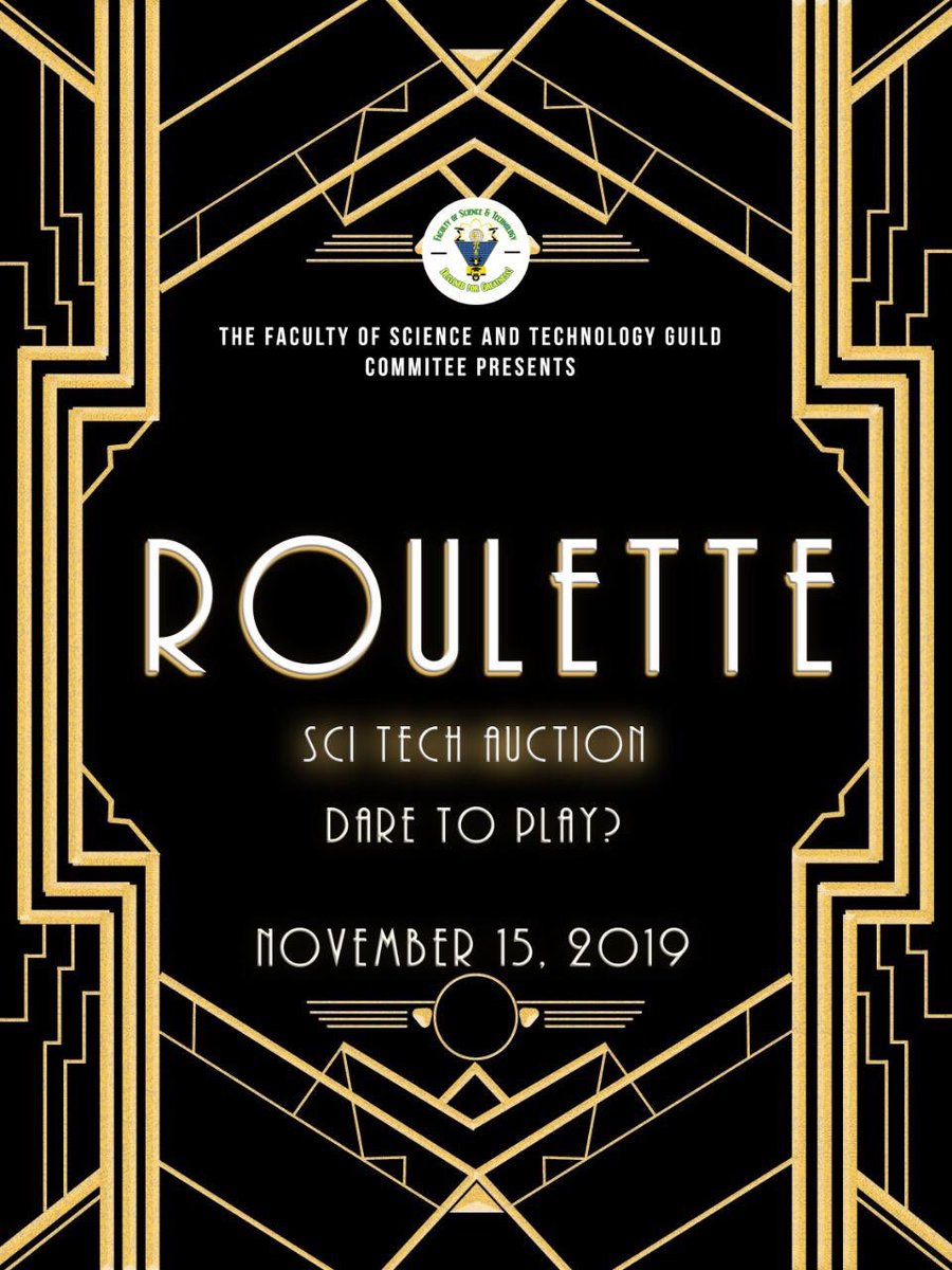 fst_uwimona's tweet photo. The Faculty of Science and Technology presents its First Student AuctionβΌοΈβΌοΈβΌοΈ
β¨β¨β ROULETTEββ¨β¨
Do you Dare to Play !!!?????
This will be a βWin-WhenβπEvent
πNovember 15,2019
πFaculty of Science and Technology
#FSTPRIDE
#StudentAuction
#FacultyOfGreatnessπ« https://t.co/1GKu2AFVCo