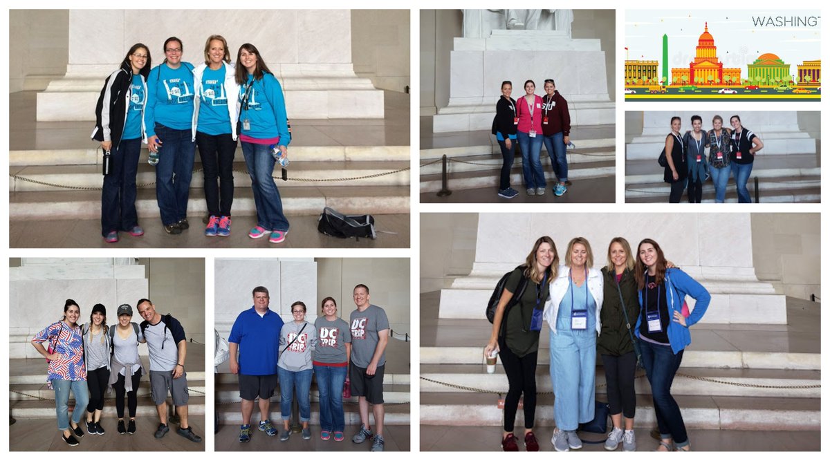 TayaPennington's tweet photo. Wow! 6 years of traveling with 8th graders to Washington, D.C. with @WorldStrides - so many memories! 2013 was the 1st year of the trip, along with the birth of my daughter and the government shut-down! I'm excited to see what the future brings! #BestTripEver #D158DC https://t.co/mUMCNaF3Fy