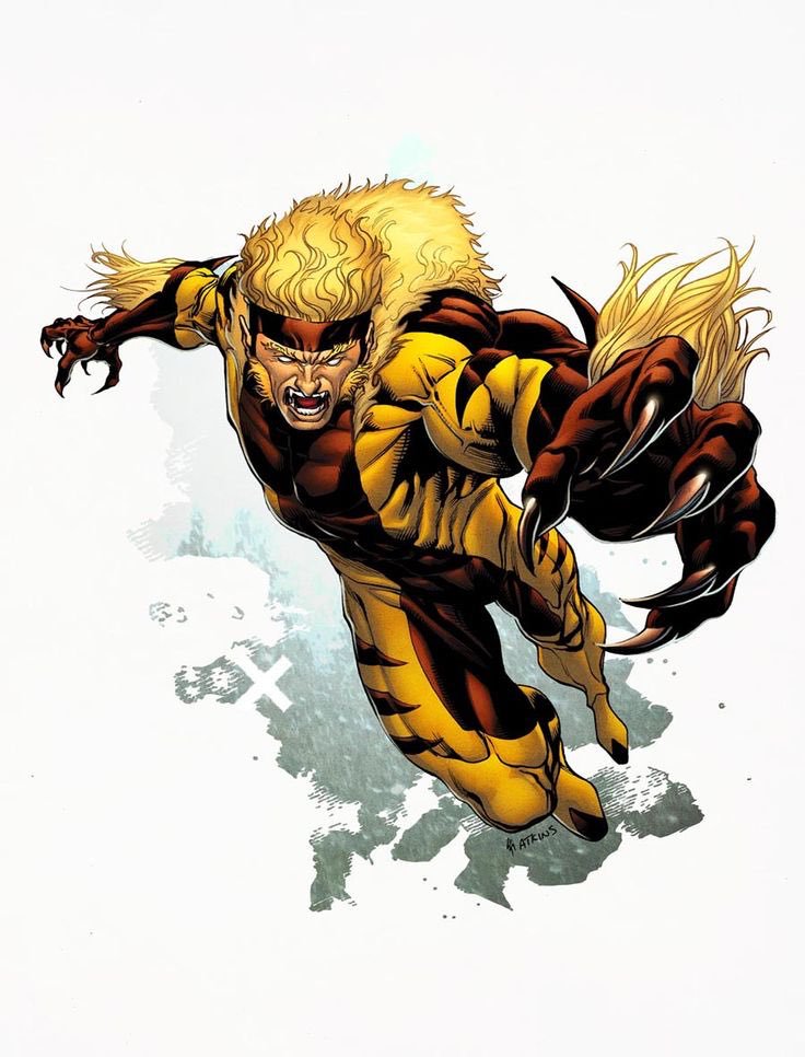 Genki Marvel X Men セイバートゥース セイバートゥース Xメン Xmen Marvel マーベル マーベルヴィラン ミュータントヴィラン ミュータントヒーロー アメコミ