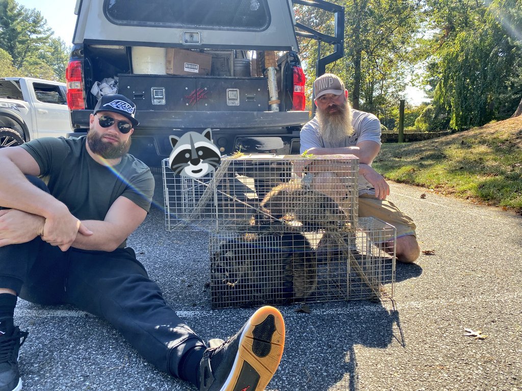 Shout out to my guy Kris for catching the last 2 of these raccoons 🦝 & groundhogs 🐿️ from the backyard! 🙌💪 #PhillysFinest #MixtapeComingSoon