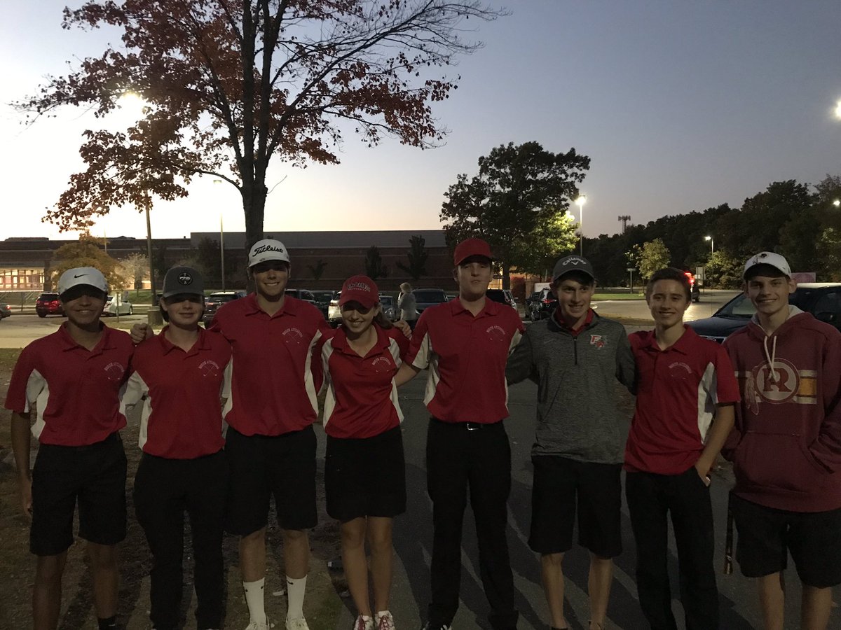 northgolf's tweet photo. HUGE WIN today at Mansfield and we are going to STATE SECTIONALS❗️❗️

39- Jillian Barend
40- Aidan Weir
41- Jake Gaskin
44-Sam Gallagher and Jared Bankert https://t.co/9Vy7Uukhs1