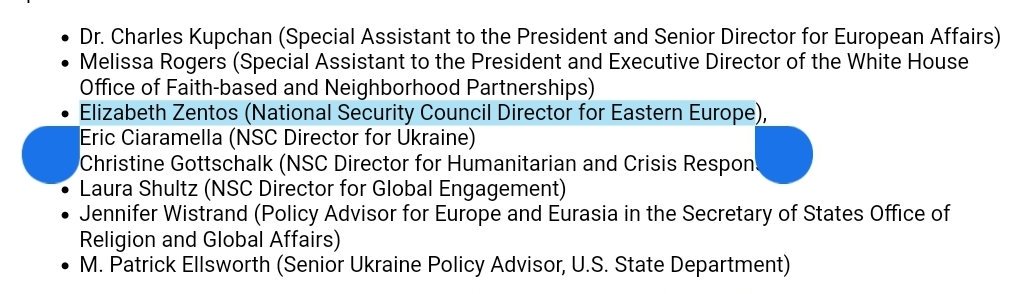 PPS: Telizhenko confirmed to me that Liz Zentos attended the 1/19/16 meeting. She was a State Department official under Clinton, involved in Ukrainian affairs, and served alongside Ciaramella at the NSC as Director for Easter Europe. h/t  @JackPosobiec  https://wikileaks.org/plusd/cables/09STATE93861_a.html