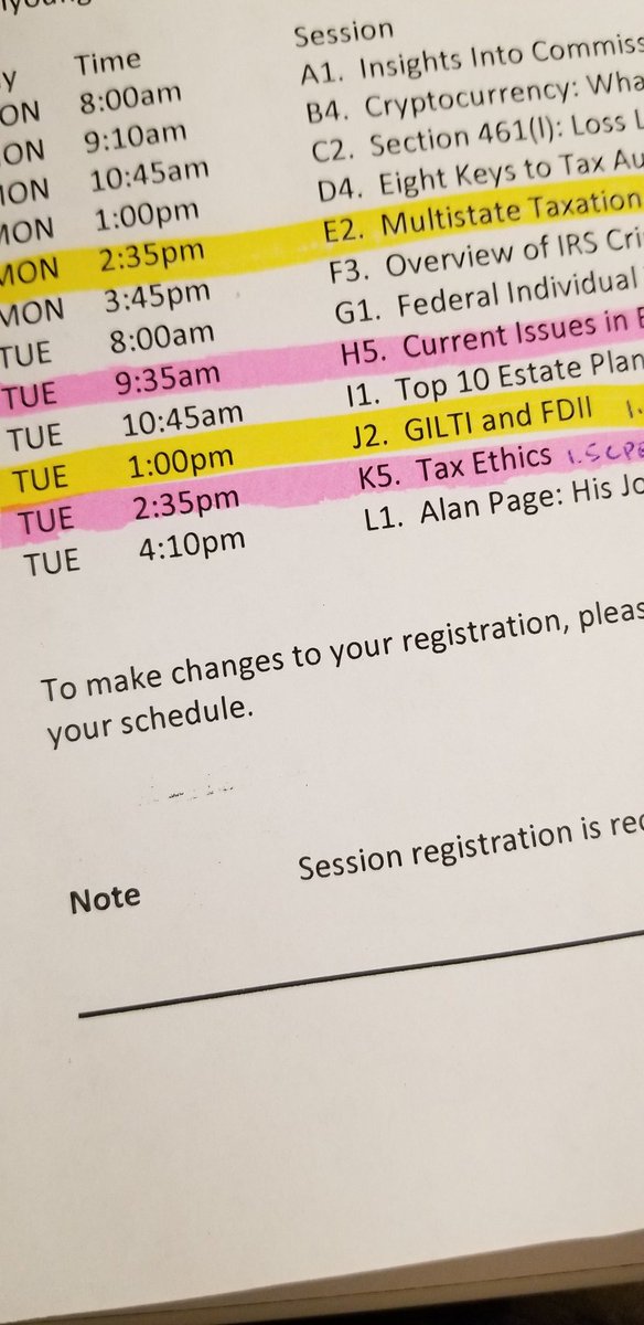 Registered! Multistate Taxation of Businesses after Wayfair and GILTI and FDII are the two breakout sessions that I am excited about the most. Can't wait!! #MNCPA #TaxConference
