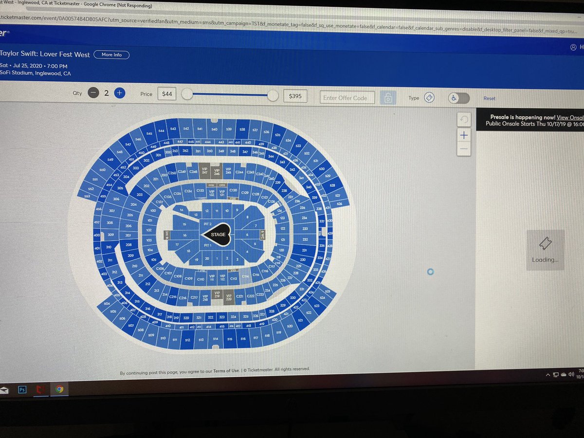 Waiting trying to select tickets for #loverFestWest <a href="/Ticketmaster/">Ticketmaster</a> <a href="/taylorswift13/">Taylor Swift</a>  This is more stressful than anything!!!! Come on Ticketmaster let me select tickets please!!!!!