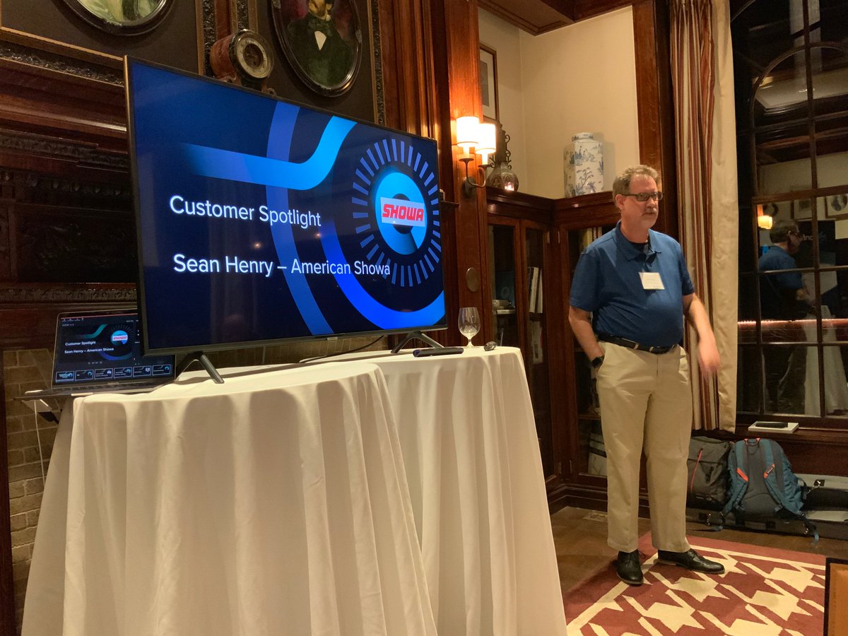 It’s time to hear from the customers &amp; first up is the CIO of American Showa, Sean Henry.