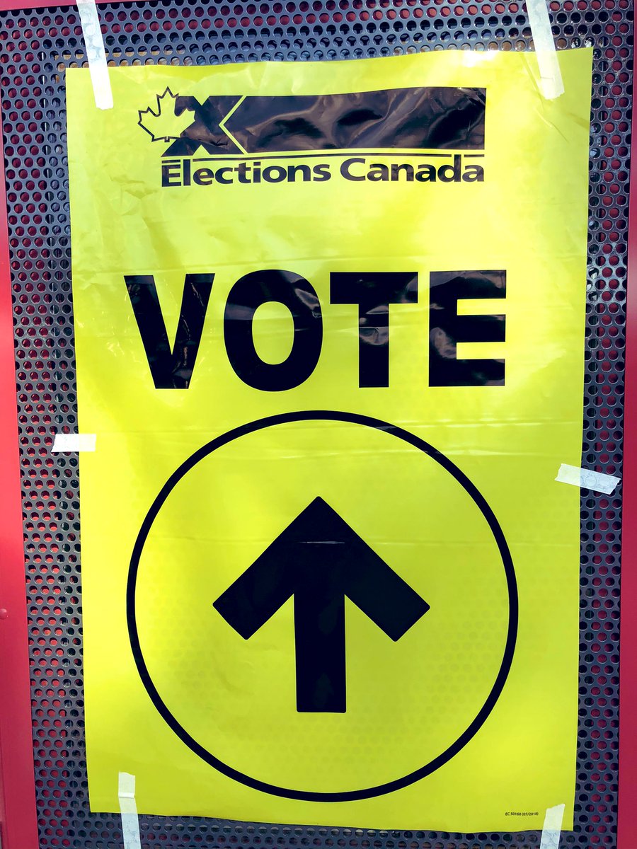TanyaColledge's tweet photo. Went to #Advancedpoll today and was so impressed to see many parents voting with their children—showing them the value of our democratic system. They might not understand yet, but so cool to see parents demonstrating the value of our right to vote #Election2019 https://t.co/B0JpUV2F3Z