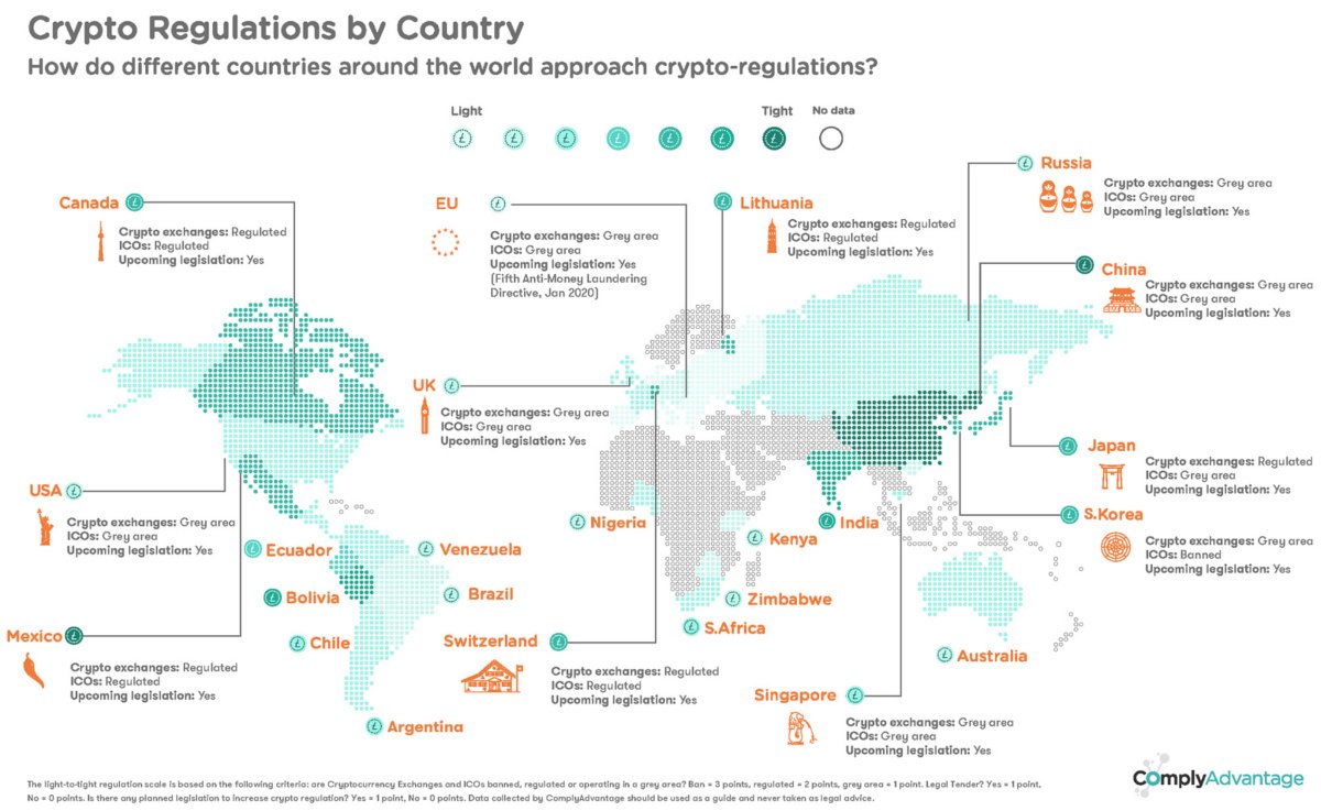 crypto money map