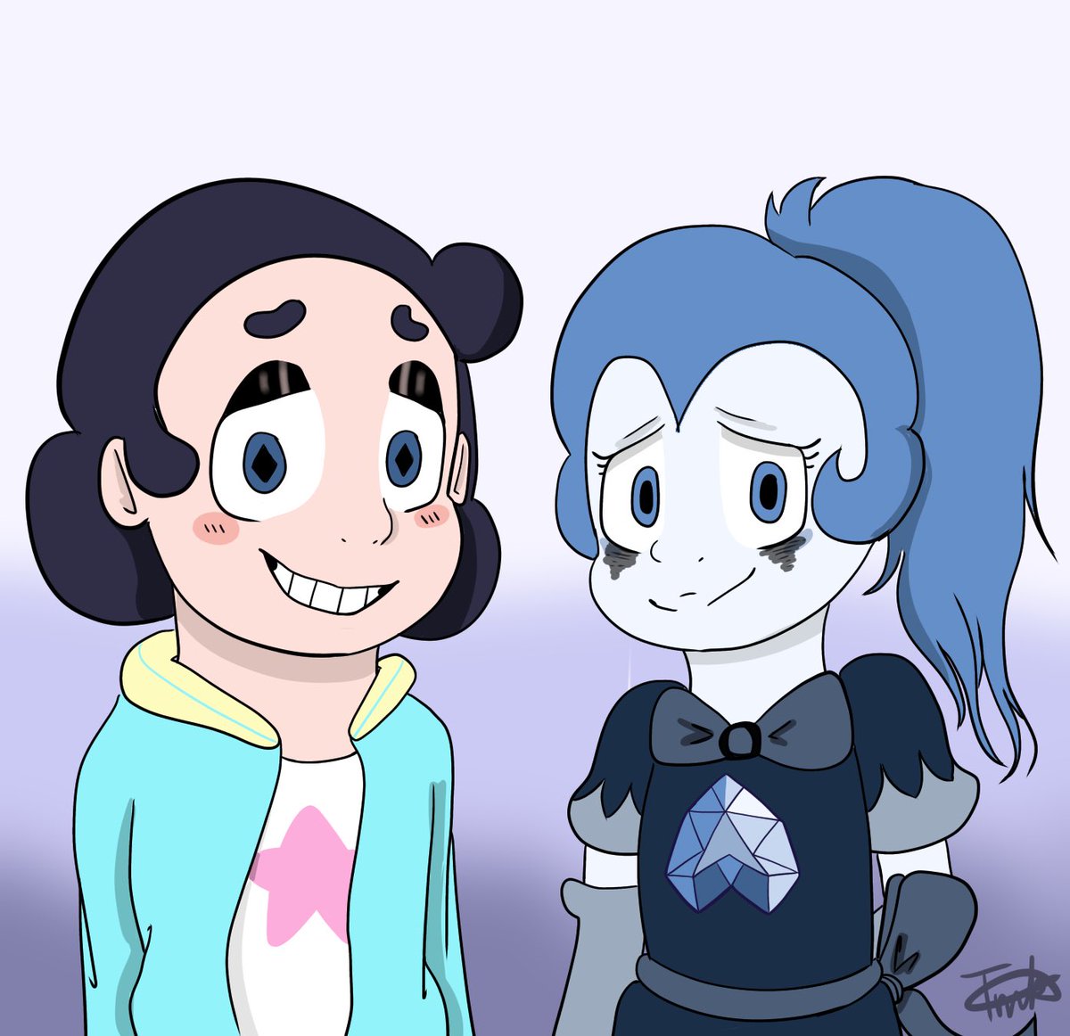 rndmfndm's tweet photo. aaAA I drew more of my Blue Steven, and I made a Blue Spinel as well uwu
#stevenuniverse #bluesteven #su #bluespinel #spinel #steven #myart #digitalart https://t.co/SkxyQImK5e