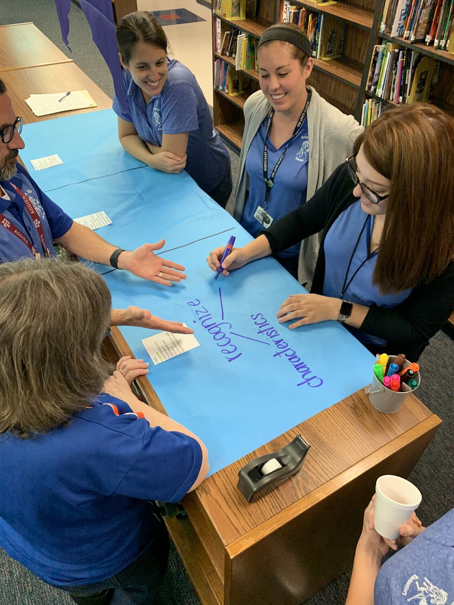 It’s all about the planning! Our teachers were hard at work preparing rigorous and differentiated lesson plans for our students! They looked at each student’s needs within their classrooms to see where to begin to plan for their upcoming units of  study! #allin #theNEISDway
