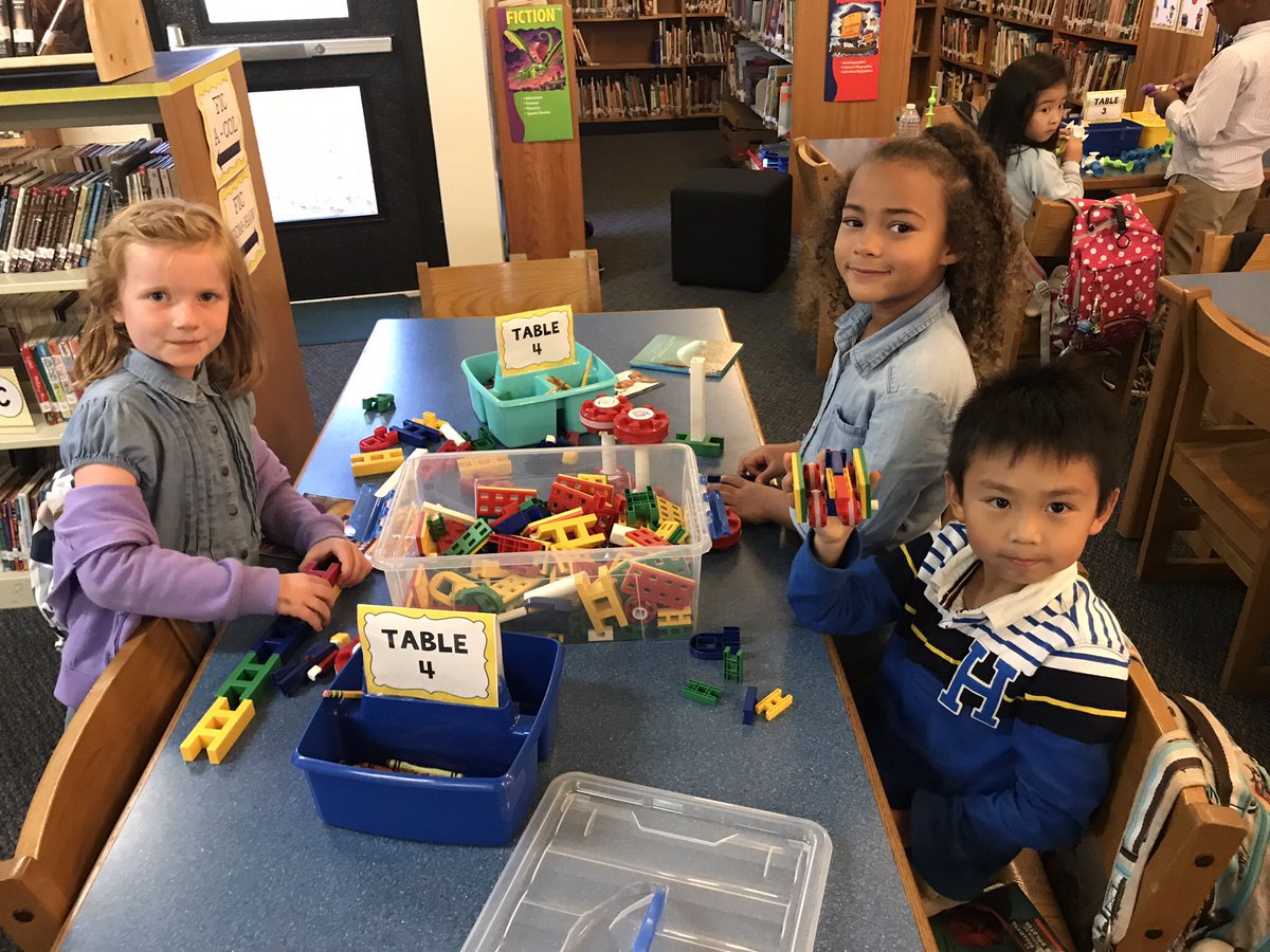 LindenHillLib's tweet photo. 1st graders engineering with materials from our new stem cart! Thank you @LindenHillPTA !@LindenHillLions #LHEPride #TheHill #LoveLeadLearn https://t.co/8cXsMyt7qJ