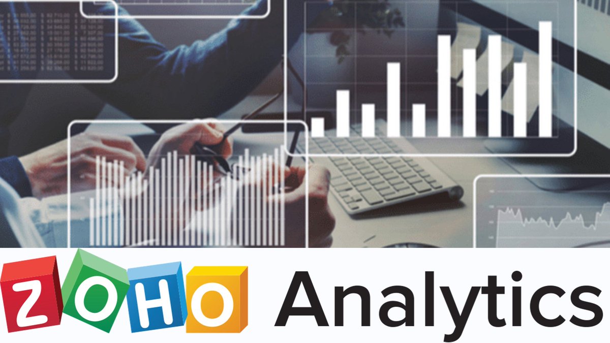 Zoho Analytics [12/4 or 1/15/20]
Design views, charts &amp; dashboards from Zoho apps &amp; imported data. Create workspaces, tables, users. Apply filters, add formulas, joins &amp; lookups. Build a dashboard with KPIs, widgets, reports &amp; charts. Export, share and publish your results.