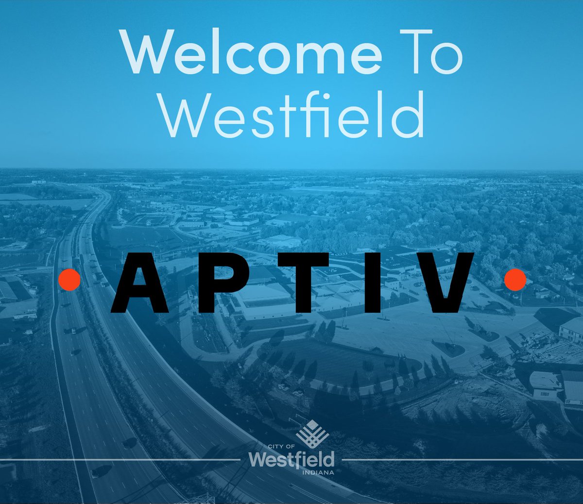 Westfield, Indiana (@cityofwestfield) on Twitter photo Welcome to Westfield <a href="/Aptiv/">Aptiv</a>! Tonight <a href="/MayorCook/">Mayor Andy Cook</a> announced Aptiv is coming to Westfield! The leading autonomous vehicle tech company is opening an engineering lab and bringing 50 highly-skilled jobs! <a href="/WestfieldWorks/">Westfield Works</a> Welcome to Westfield <a href="/Aptiv/">Aptiv</a>! Tonight <a href="/MayorCook/">Mayor Andy Cook</a> announced Aptiv is coming to Westfield! The leading autonomous vehicle tech company is opening an engineering lab and bringing 50 highly-skilled jobs! <a href="/WestfieldWorks/">Westfield Works</a>