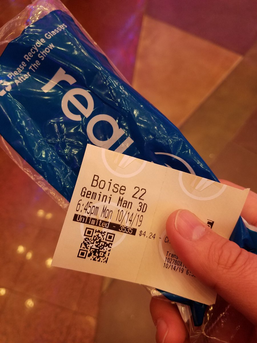 DevonCallaway's tweet image. Watching #GeminiManMovie @GeminiManMovie @RegalMovies in #HFR #HighFrameRate #RealD3D