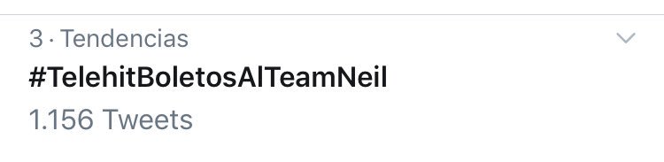 romanbalbuena_'s tweet photo. JUJUJU YA SOMOS TENDENCIA 

@tvtelehit nos merecemos los boletos o no? #TelehitBoletosAlTeamNeil https://t.co/30FH3i2BDr