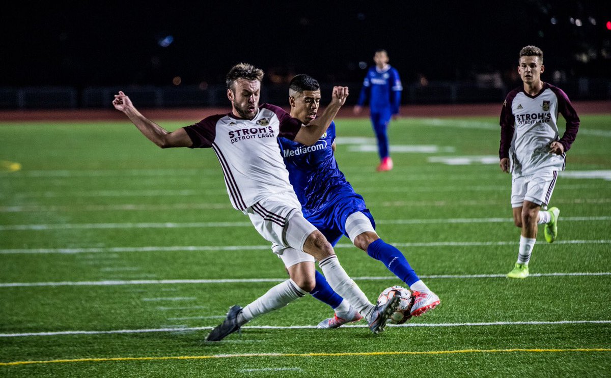 NPSLSoccer's tweet photo. .@NYCosmos B falls to @DetroitCityFC 2-1 #NPSL

Recap: https://t.co/FpDYYDglga

Photo credit: Matthew Levine/New York Cosmos https://t.co/Fub5ZWG4rz