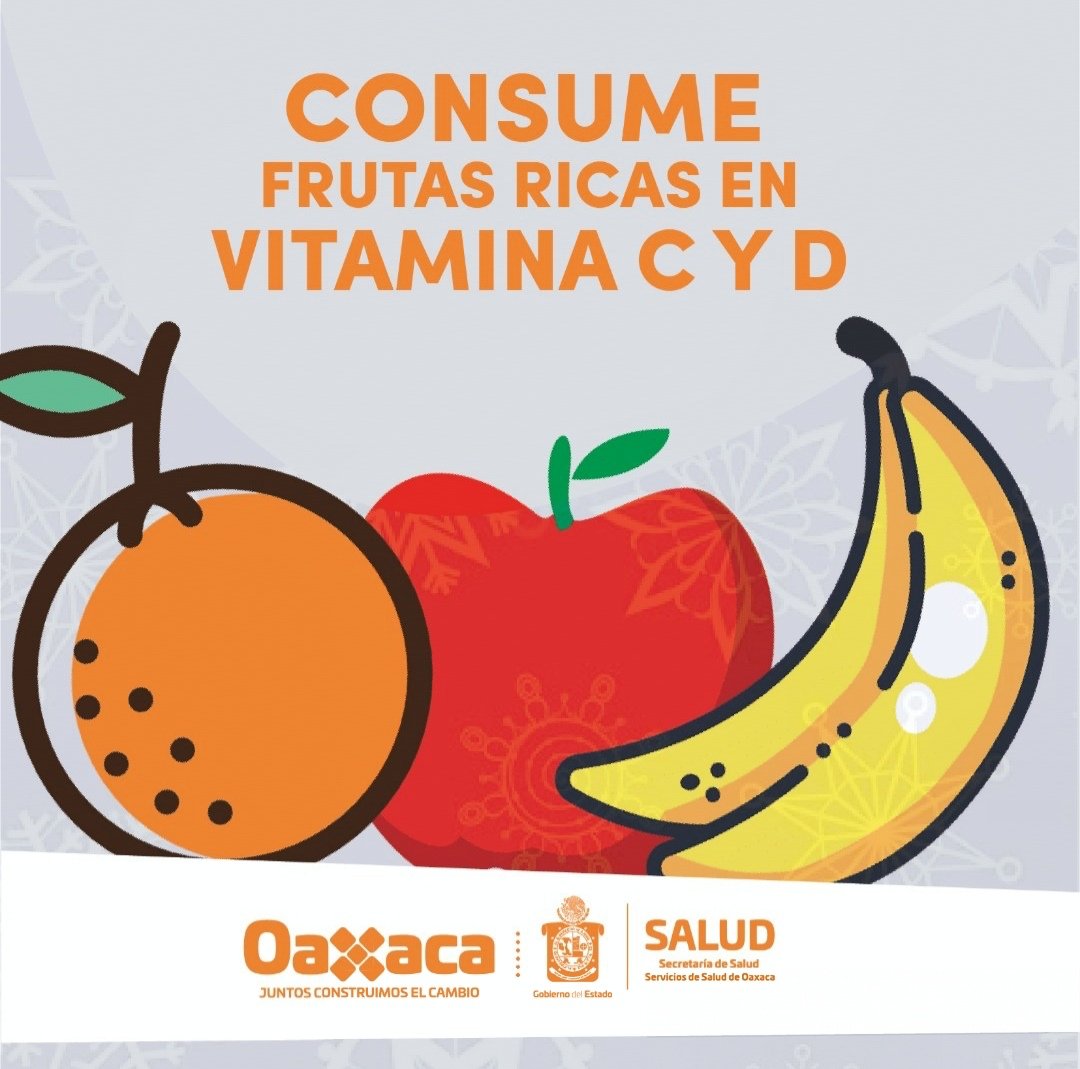 Agrega en tu dieta diaria el consumo vitaminas C y D, frutas y verduras.  Estos alimentos son fundamentales para que fortalezcas tus defensas. Te  ayudarán a protegerte de resfriados severos durante esta, image size:1080x1069