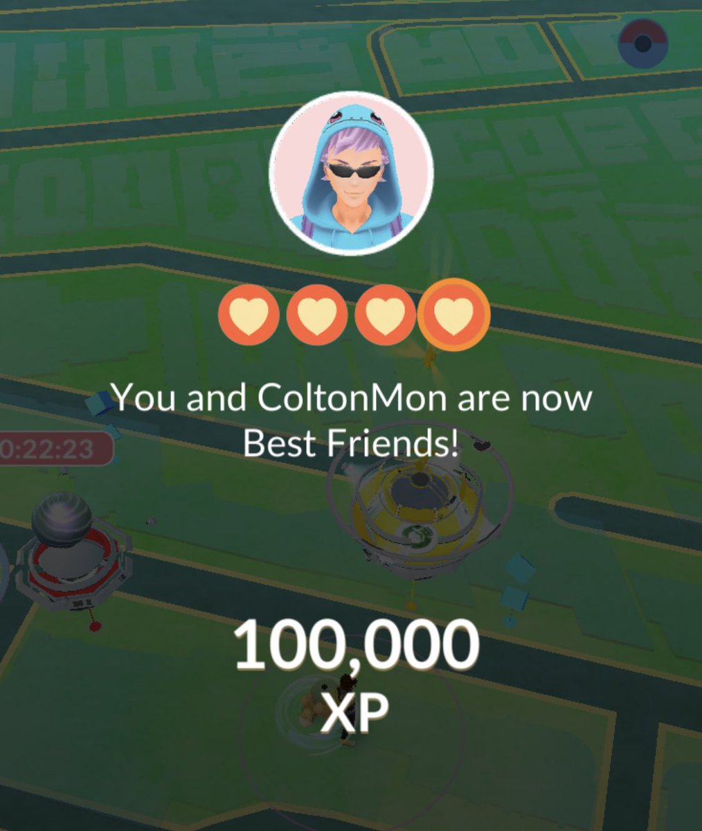 me and @ColtonLHaynes are officially best friends on pokémon go 🥳🥳 he's  been a loyal and committed gift giving legend, image size:1014x1200
