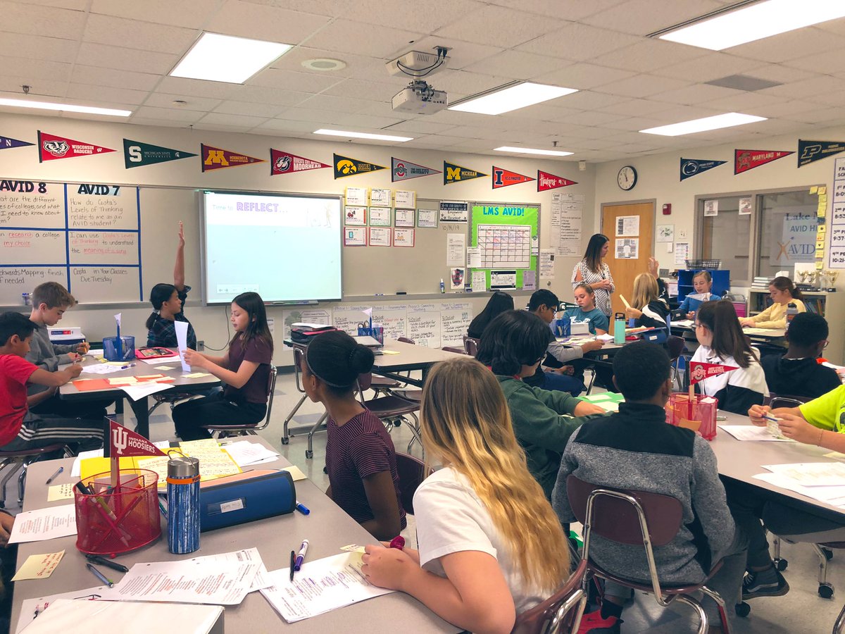 AJ_principal's tweet photo. AVID students applying Costa’s Level of Thinking @District833AVID @LakeMiddle https://t.co/Ul5cKOhoEL