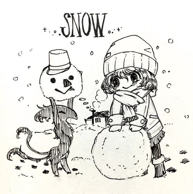 10/11 snow10/12 dragon 10/13 ash#inktober2019#inktober #インクトーバー 