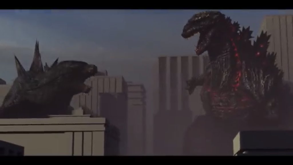 Godzilla 2014 vs Shin Godzilla fan made video by Wobbly Works, on Paul Gale Network