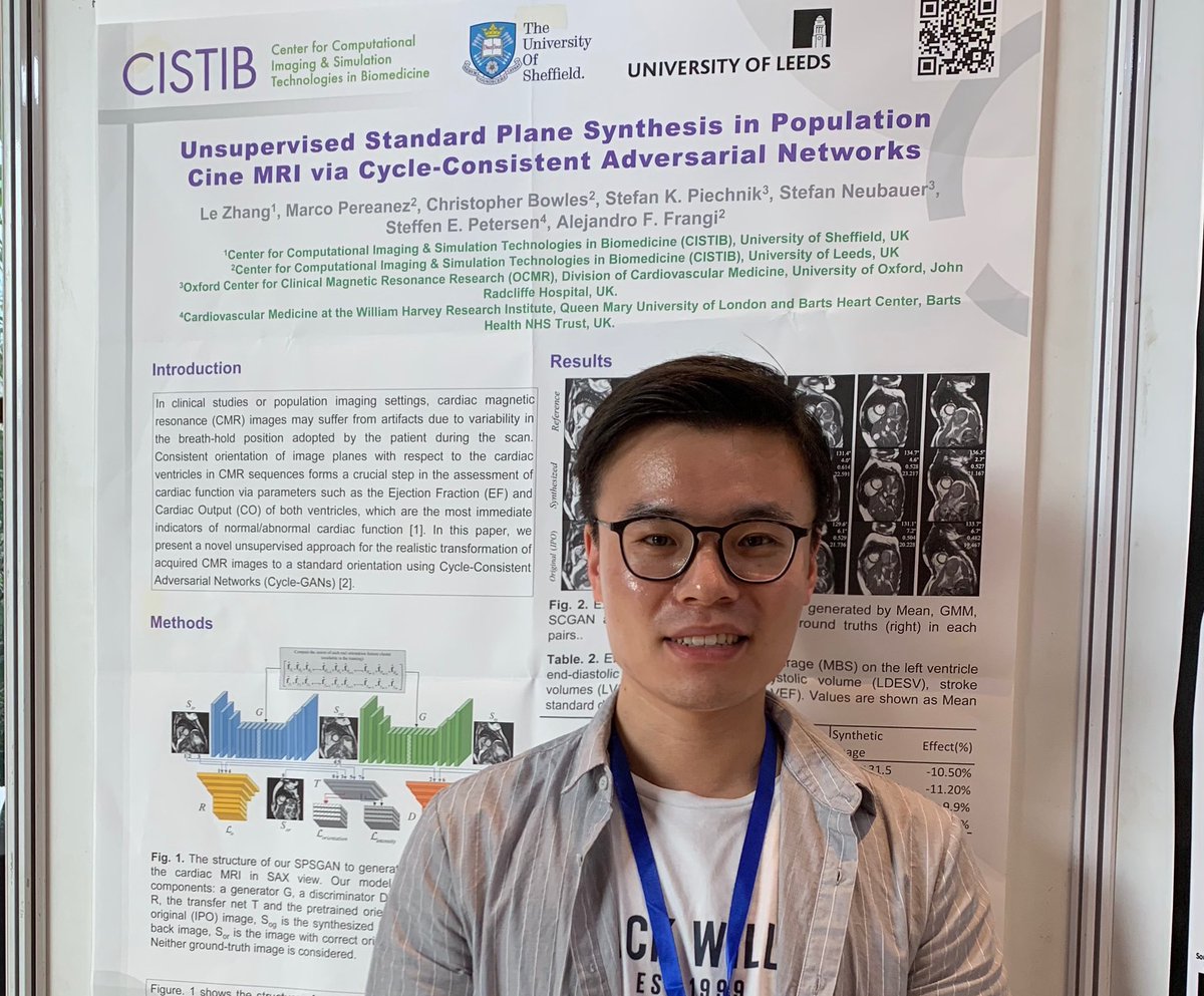 thisislezhang's tweet image. After one year since MICCAI2018, I update my Twitter by providing my new research @cistib working with @affrangi at #MICCAI2019. Make sure to check our posters.

#cardiacmri 
#imagequalityassessment 
#dataimputation 
#deeplearning