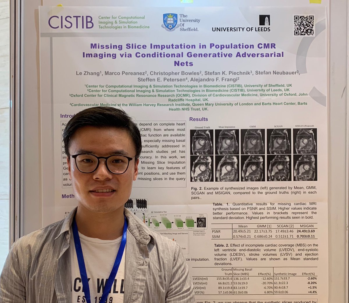 thisislezhang's tweet image. After one year since MICCAI2018, I update my Twitter by providing my new research @cistib working with @affrangi at #MICCAI2019. Make sure to check our posters.

#cardiacmri 
#imagequalityassessment 
#dataimputation 
#deeplearning