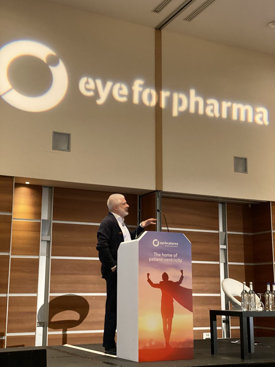 PMSociety's tweet photo. ‘Collaborate or become irrelevant’ says @LodeDewulf, Chief Patient Officer @Servier, an international #Pharmaceutical group governed by a #nonprofit foundation, providing essential medications to those in need...without making any money. #efppatient https://t.co/zzOocIfTJv