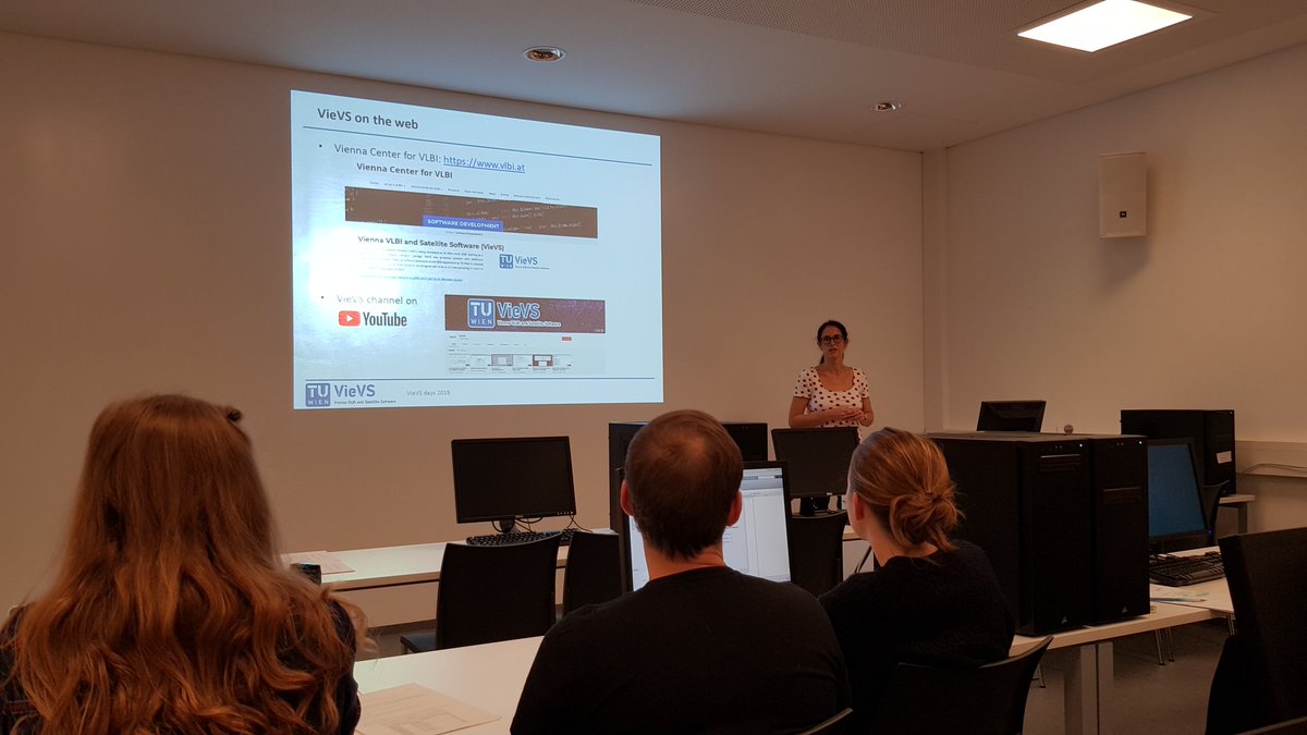 mschartn's tweet photo. Sigrid Böhm ist giving the introduction talk at the #VieVS days https://t.co/gYjrjizzpR