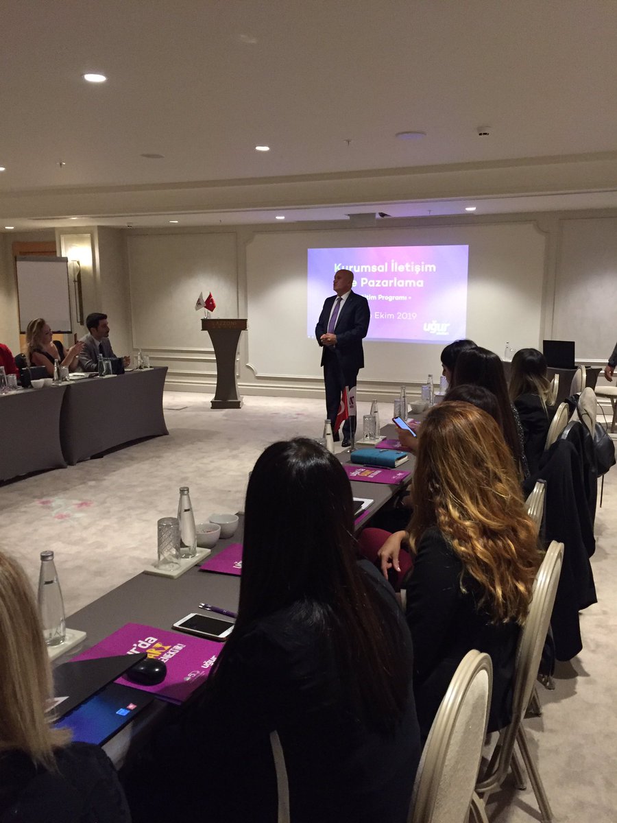 Kurumsal İletişim ve Pazarlama Eğitim Programı ve Stratejisi Toplantısı Genel Müdürümüz Nevzat KULABEROĞLU’nun konuşmaları ile başladı.

#UğurluOlmak