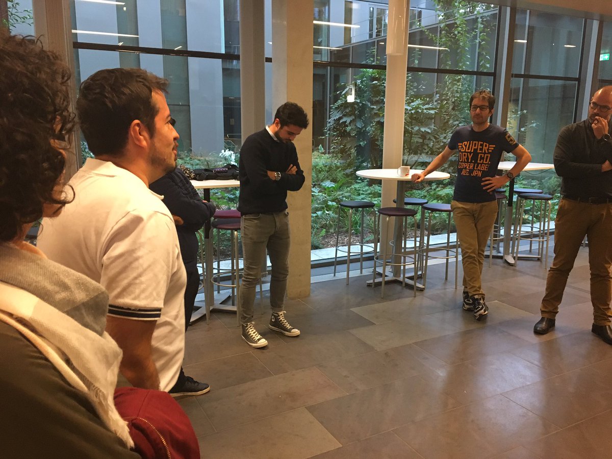 lebivouac_'s tweet photo. Aujourd’hui au Bivouac, matinée bien remplie ! #GoodMorningBivouac 🥐avec accueil des nouveaux arrivés chez @lesaffranchise et #flashcamp ⛺️ avec Georges Canal sur la #restructuration 💪 #startup https://t.co/q07o0AVhkh