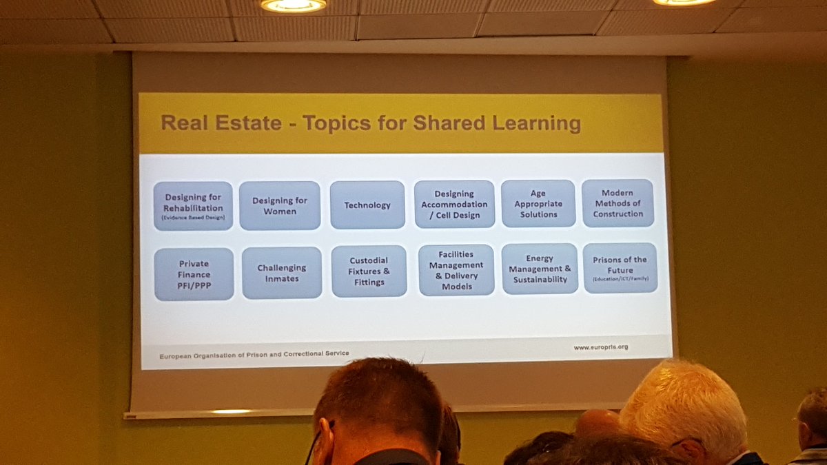 AUrrutiaMoldes's tweet image. Tony McDonnell&apos; s introduction showing the topics that EuroPris is aming to address. There is hope for improving the world of incarceration. #prisondesign #carceraldesign #carceralgeography #prisonreform