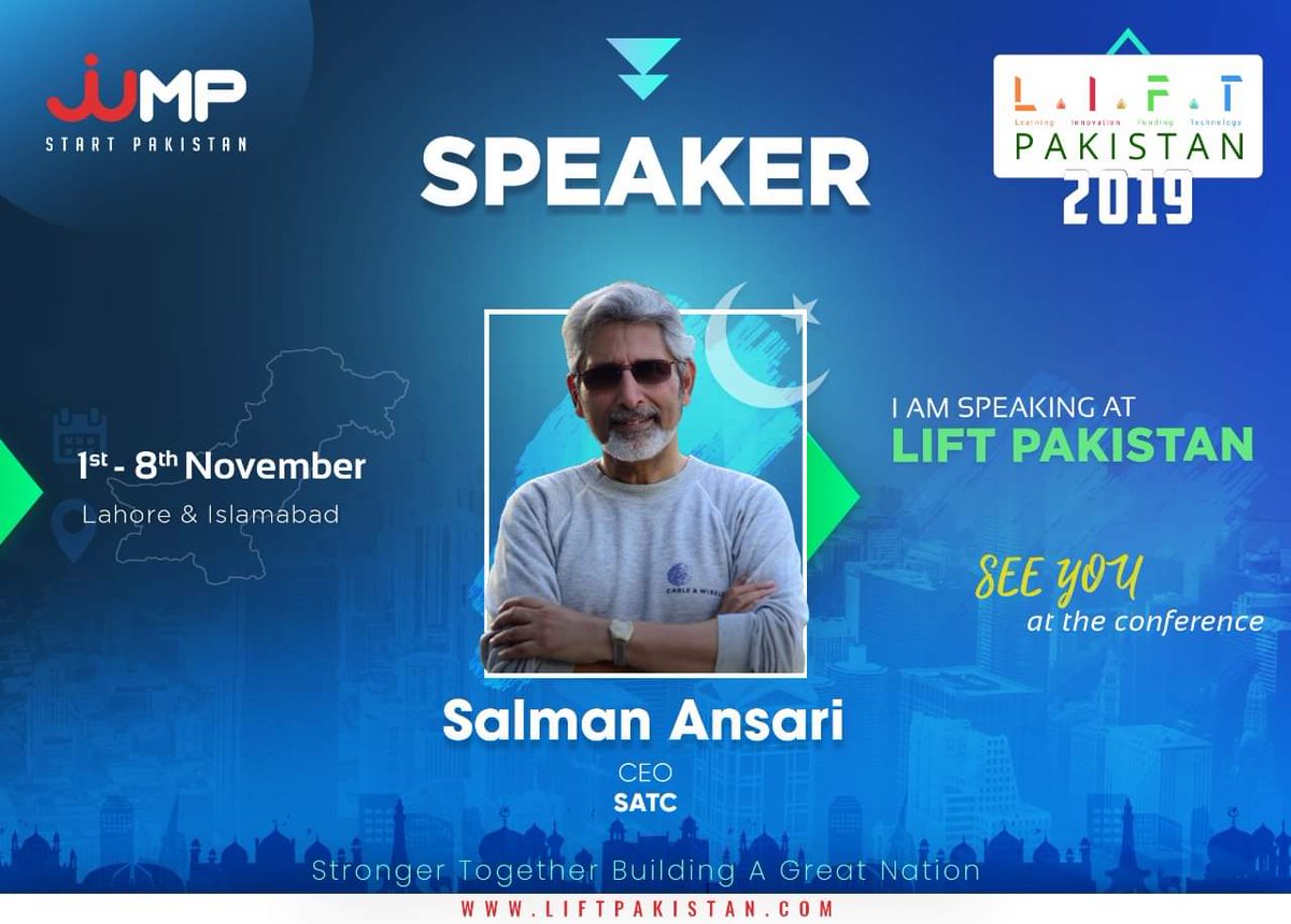 shakeel56504957's tweet photo. Jumpstart Pakistan is extremely delighted to announce  Hammad Safi as a speaker for LIFT Pakistan 2019😍😍😍
#LIFTPakistan #JumpStartPakistan #LIFT19 #Islamabad #Lahore #Entrepreneurship #Startups #SMEs #CEOs https://t.co/9KyPYovYgT https://t.co/LKDhooZQMX