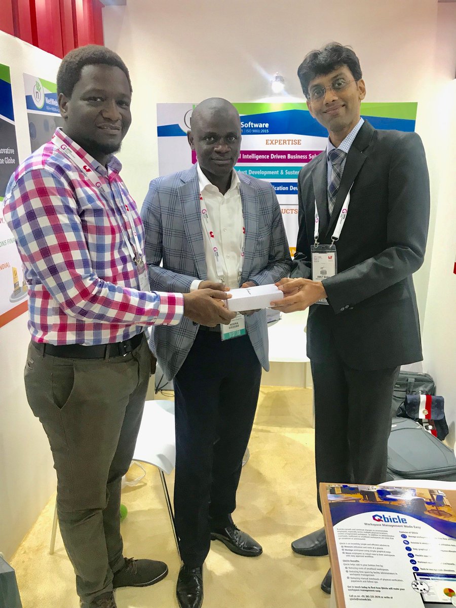 netwebsoftware's tweet photo. Congratulations Mr. Jameel Khan for winning our Sentiment Analysis Survey at @GITEXTechWeek &amp; winning a Bose Music Wireless Speaker. We thank all participants for sharing their insights &amp; participating in our survey. 
#GITEXDubai2019 #GITEX2019 #NetWebExhibits #TechnologyWeek https://t.co/137dZBboZX
