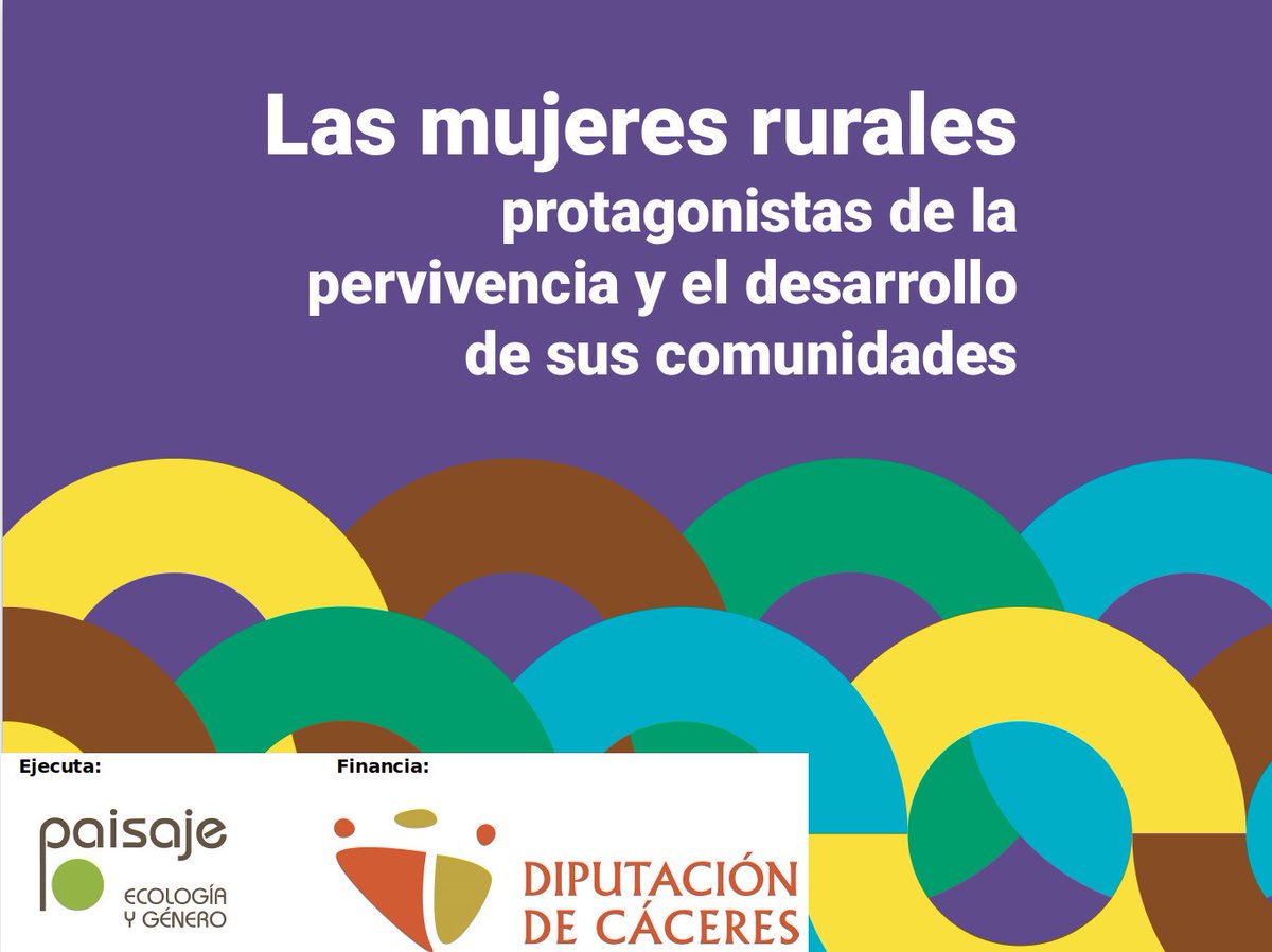 PaisajeEyG's tweet photo. En los últimos días hemos participado en eventos sobre #MujeresRurales @BeaFadon exponiendo "Laboratorios rurales de agroecología y resiliencia" en Logroño, @luzmaluc nuestro proyecto en el evento "Experiencias de Igualdad en el ámbito rural" @diputacionCC @DiputacionDeCaceres https://t.co/oyJq9cvUEQ