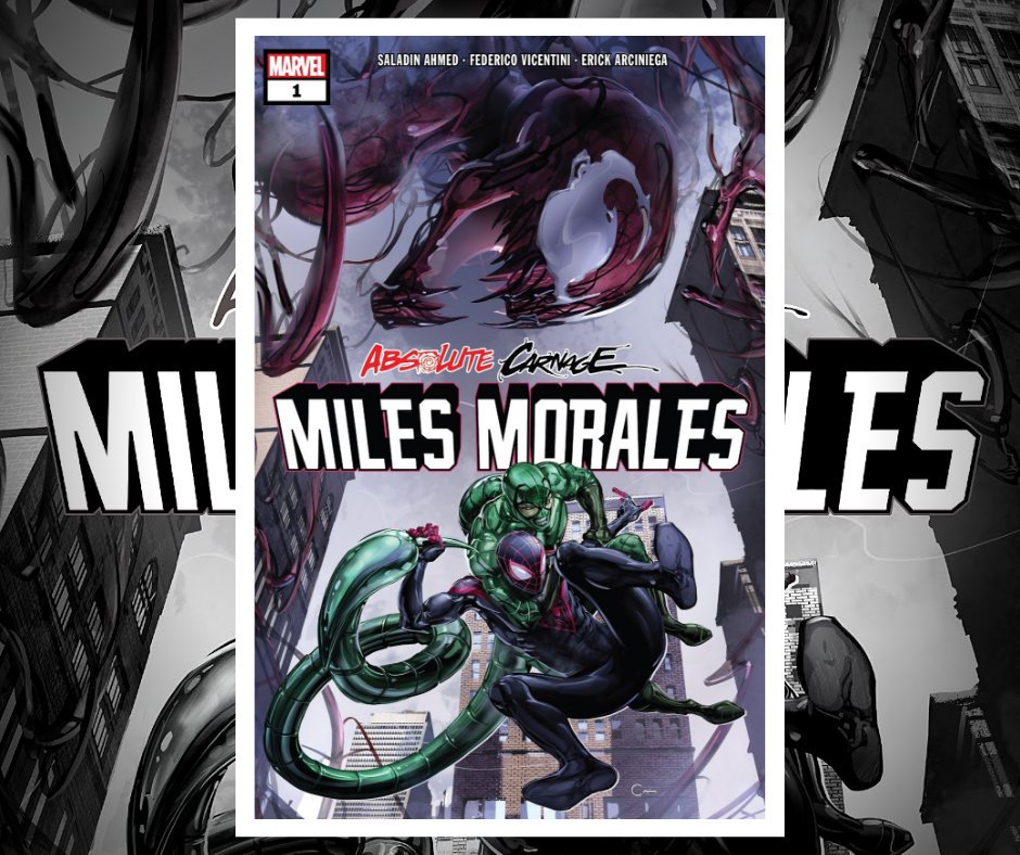 #AbsoluteCarnage: #MilesMorales Vol 1 #1 (2019)
Get it here ow.ly/vBGj50vVAtU
#Story: #SaladinAhmed   #Art: #FedericoVicentini
#SpiderMan